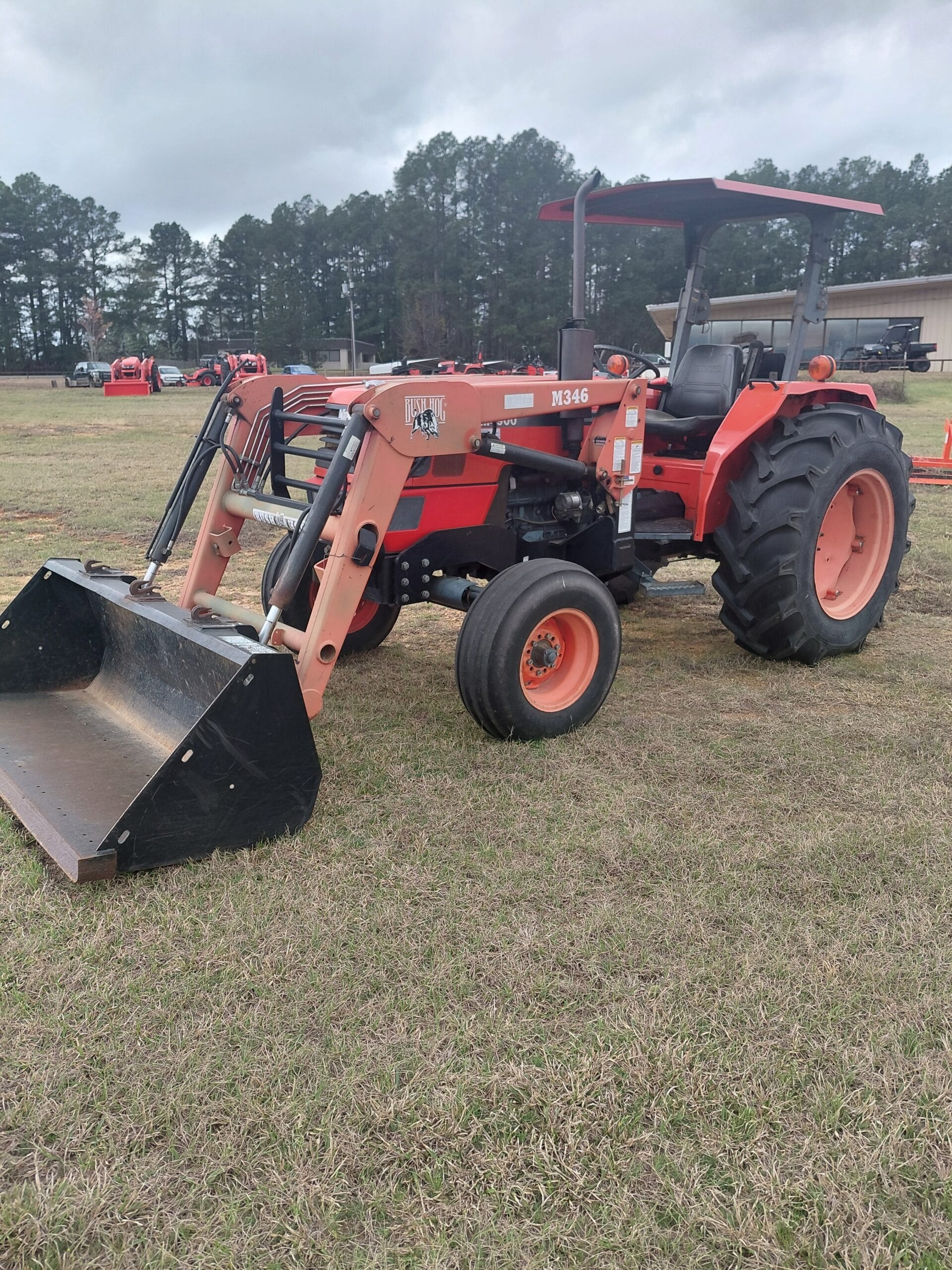 Used Kubota M4900/Bush Hog M346 Loader