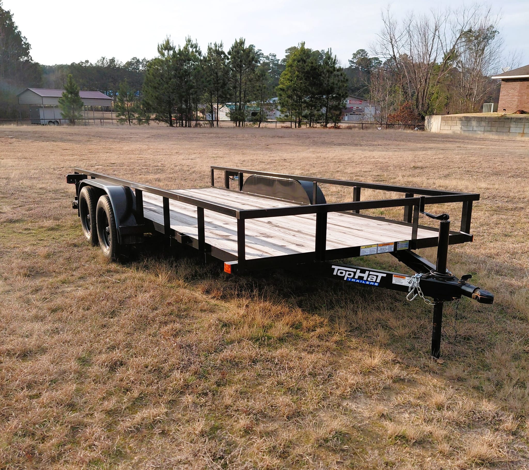 New Top Hat 16X77 LDX Trailer Black