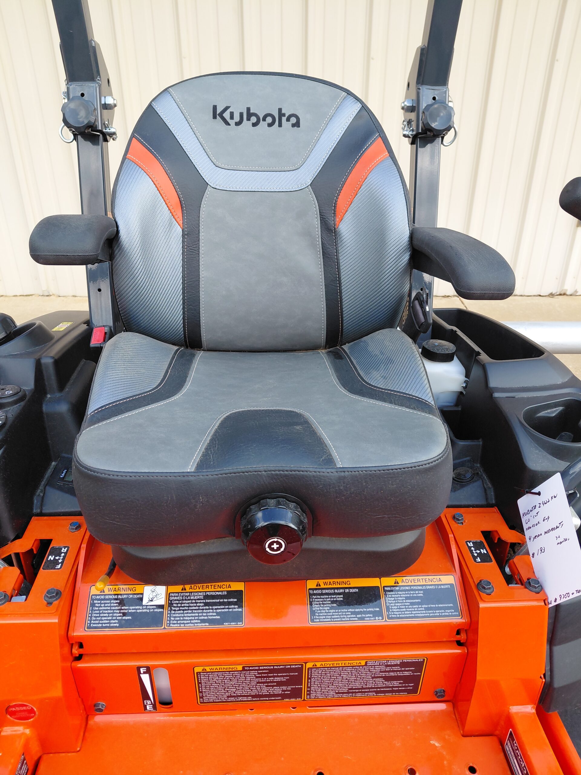 Kubota Z422-KWNC-54/Kawasaki - Fallin Tractor